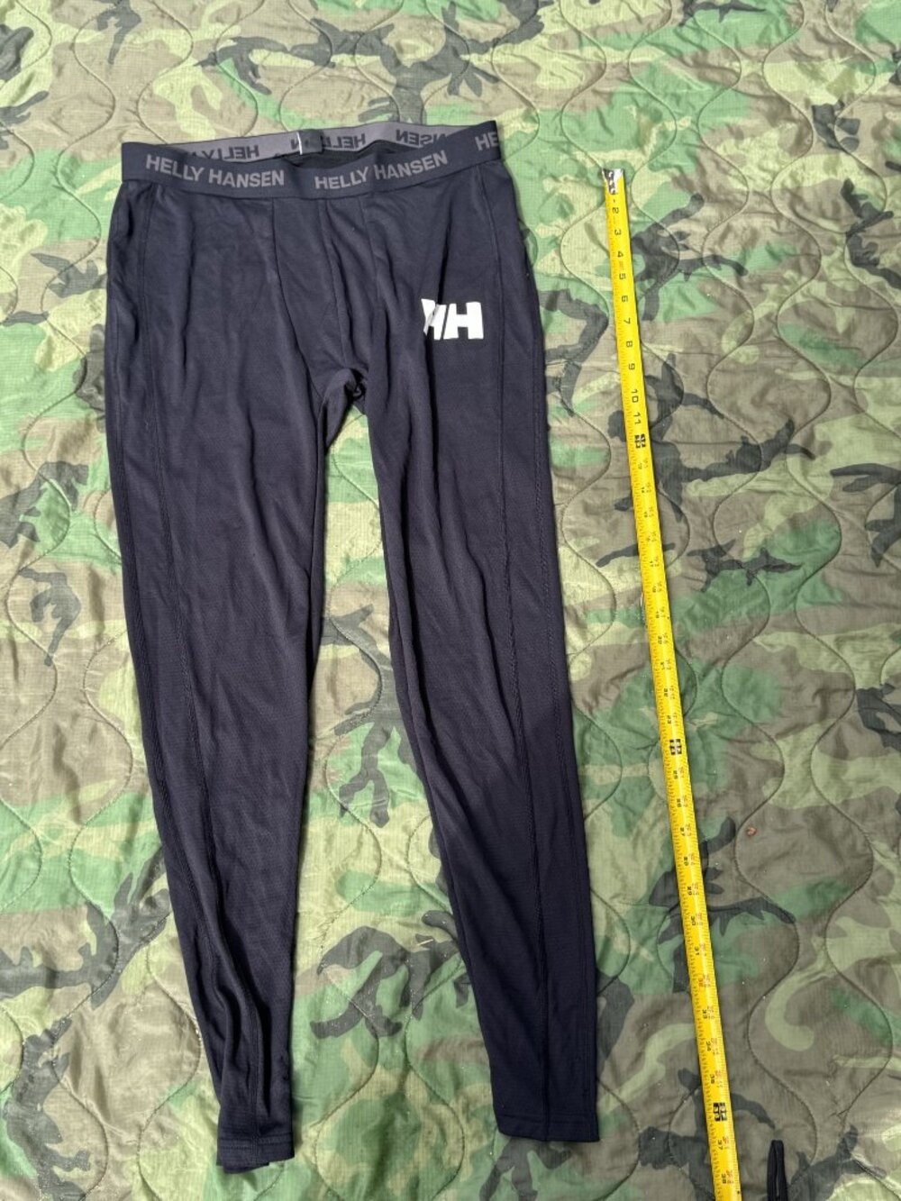 Helly Hansen Base Layer Pants Black Men's Sz L